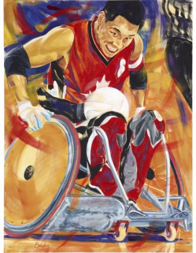 Ian Chan, 2012, acrylique sur toile, 122 x 91 cm (48” x 36”)