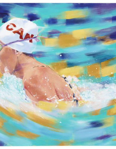 Summer Mortimer, 2012, acrylique sur toile, 91 x 122 cm (36” x 48”)
